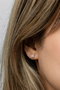 Heliophilia Silver Pendientes de Plata de Ley 925 con Circón Rosa